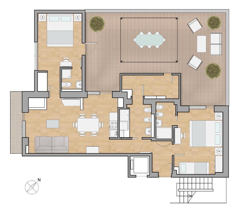 רומא Vatican Luxury Apartment With Terrace - 7 People מראה חיצוני תמונה